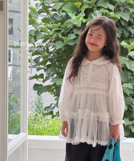 48[予約]ninibello tulle layered ops