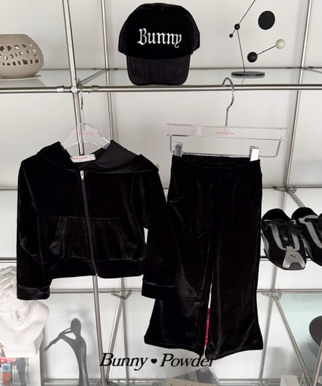 74[予約]bunny powder velour ball cap