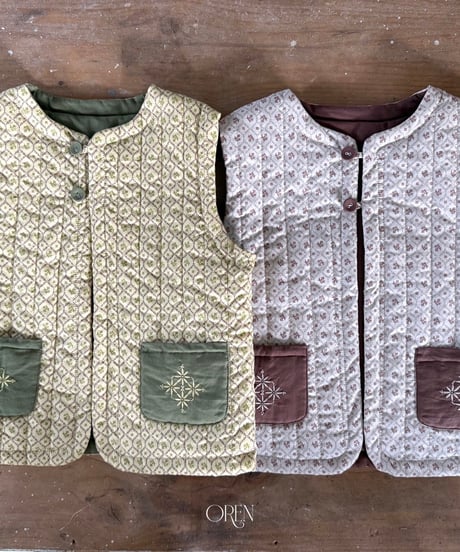 27[予約]OREN morris padded vest