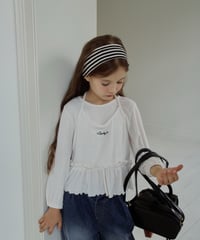 23[予約]momoann holty frill t