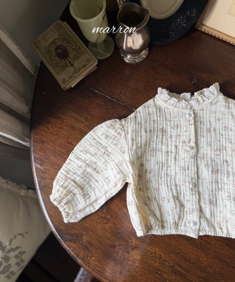 41[予約]marron bebe mary cardigan(6-18m)
