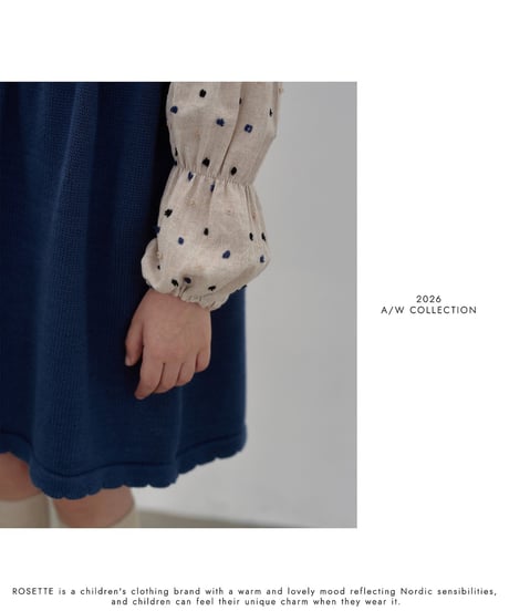 10[予約]ROSETTE dot puff blouse(＋junior)