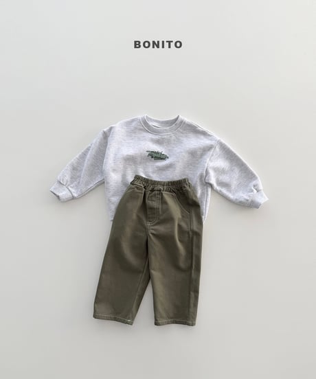 18[予約]bonito stitch cotton pants