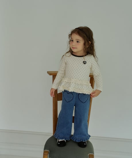 28[予約]momoann frill denim