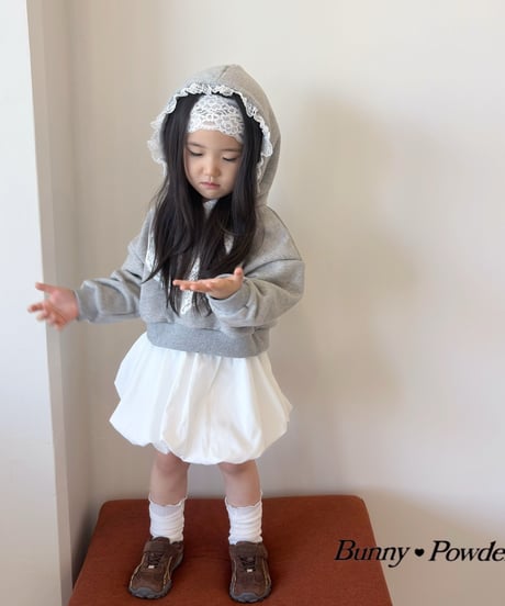 73[予約]bunny powder lace hairband