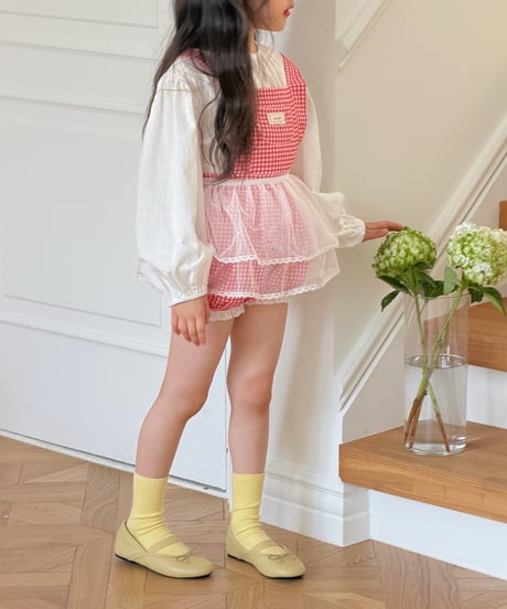 44[予約]ninibello hazel puff blouse