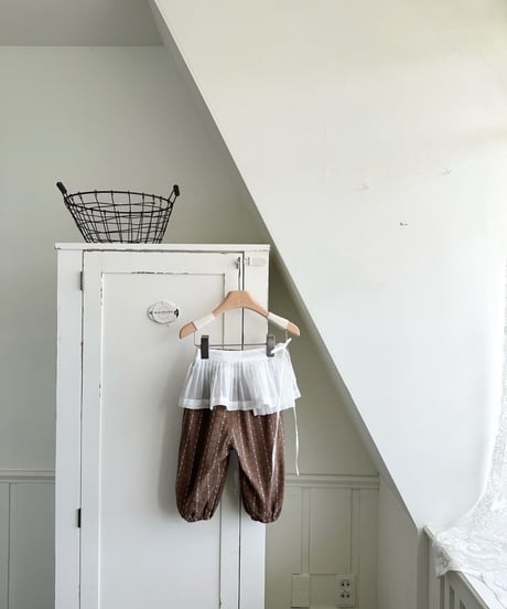16[予約]monbebe layered pleated apron(kids)