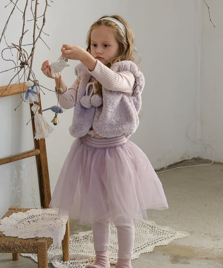 12[予約]FLO moen tulle skirt leggings