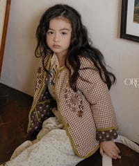 2[予約]OREN breeze check padded jumper