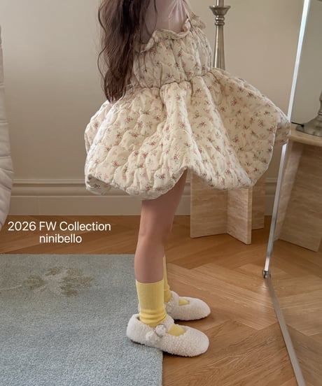 53[予約]ninibello picnic quilting dress