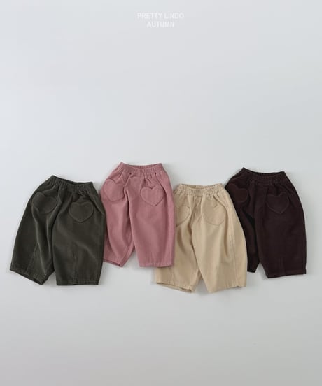 64[予約]LINDO romantic heart pants