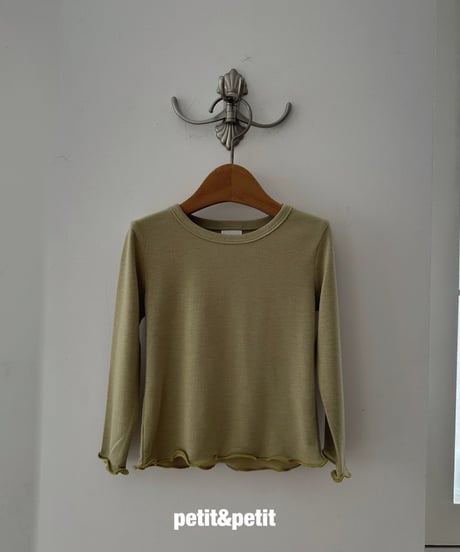 10[予約]petit&petit soft plain t