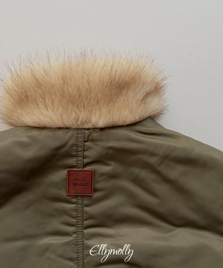 5[予約]ELLYMOLLY eskimo fur jumper