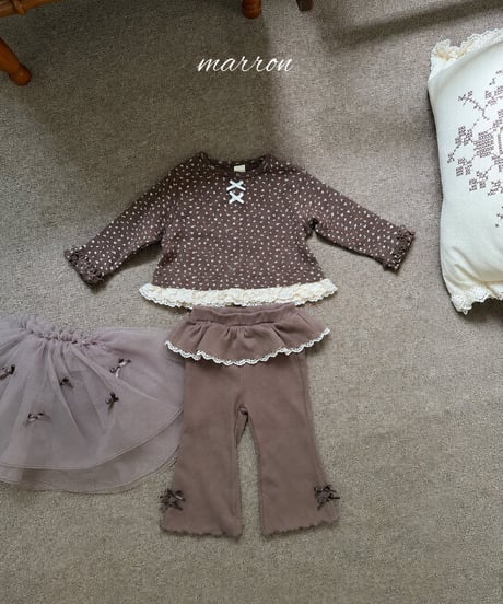 22[予約]marron lalla leggings(XS-L)