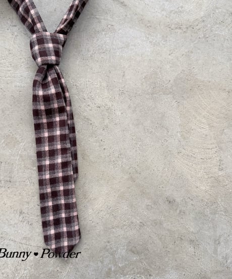 84[予約]bunny powder mocha tie