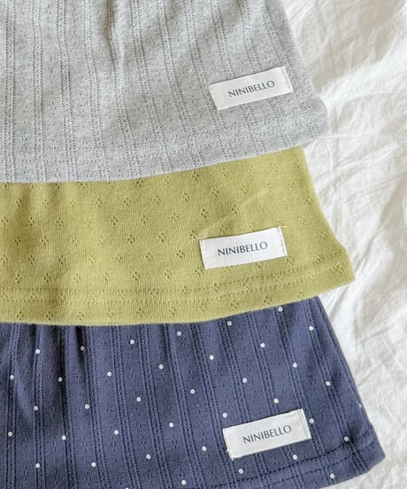 15[予約]ninibello vivi eyelet skirt