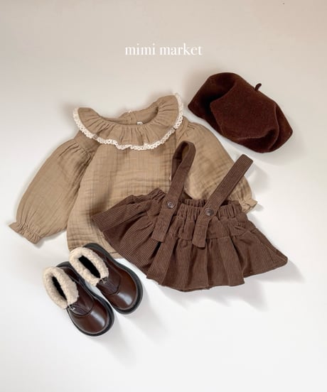 11[予約]mimi market corduroy cancan skirt