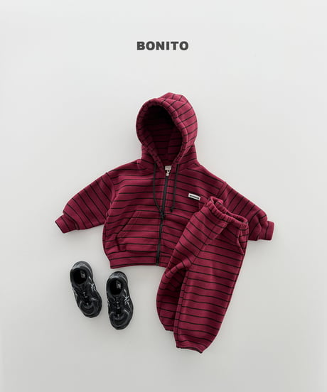 20[予約]bonito woori style zip-up hoodie set