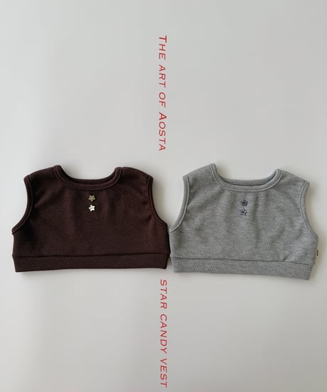 37[予約]Aosta star candy vest