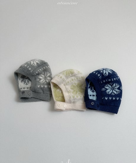 46[予約]atomeme marron snowflake hat