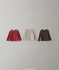 6[予約]aladin eyelet puff tee