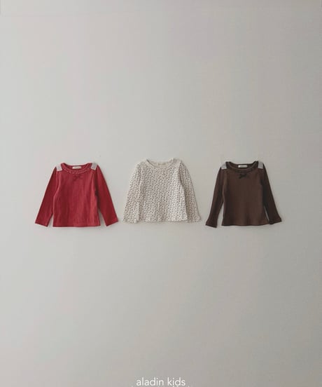 6[予約]aladin eyelet puff tee