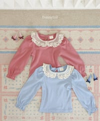 17[予約]bunnytail lace collar t