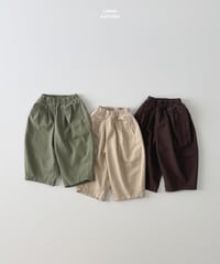 30[予約]LINDO chubby cotton pants