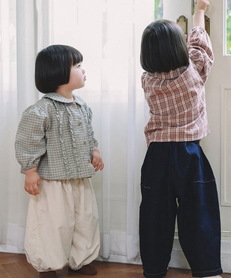 22[予約]onu round pleated pants
