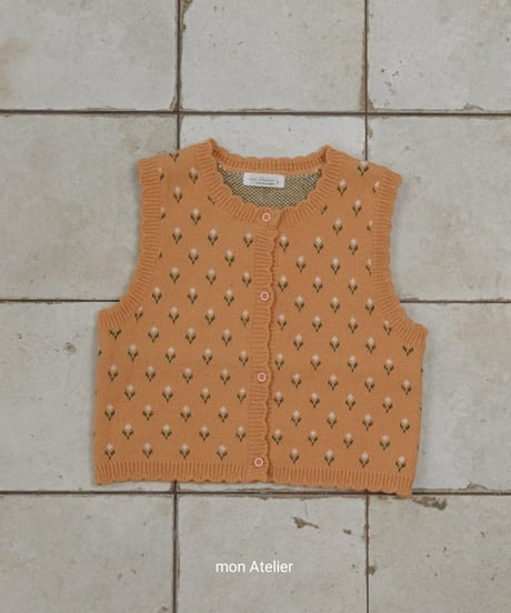 24[予約]mon Atelier tulip vest