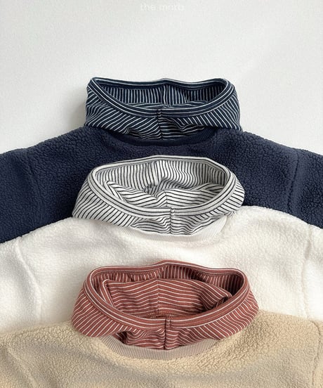 4[予約]minirobe sherpa hoodie
