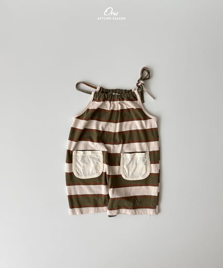 10[予約]onu string overalls