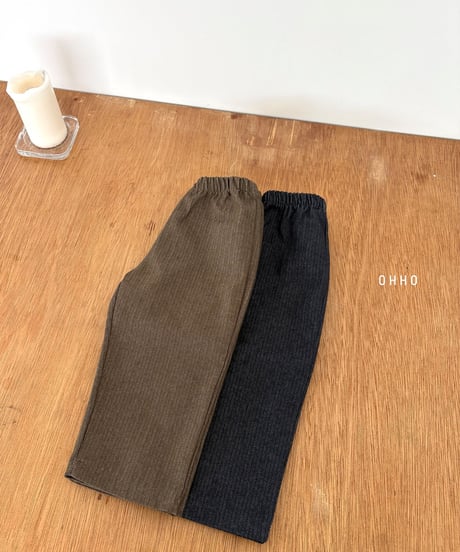 20[予約]ohho herringbone denim pants