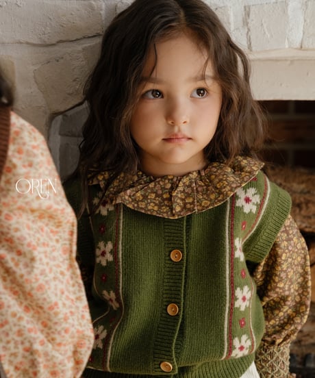 16[予約]OREN bert fleur knit vest