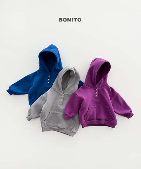 31[予約]bonito bracketed hoodie