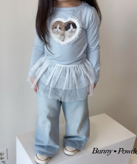 24[予約]bunny powder cats tee