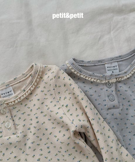 3[予約]petit&petit lisa flower t