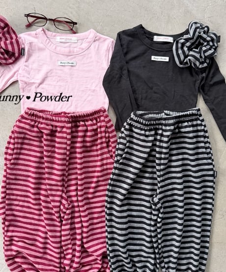 68[予約]bunny powder knit scrunchie