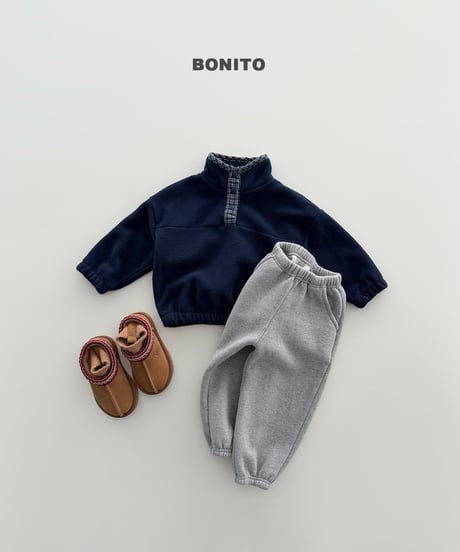 23[予約]bonito check single piece fleece