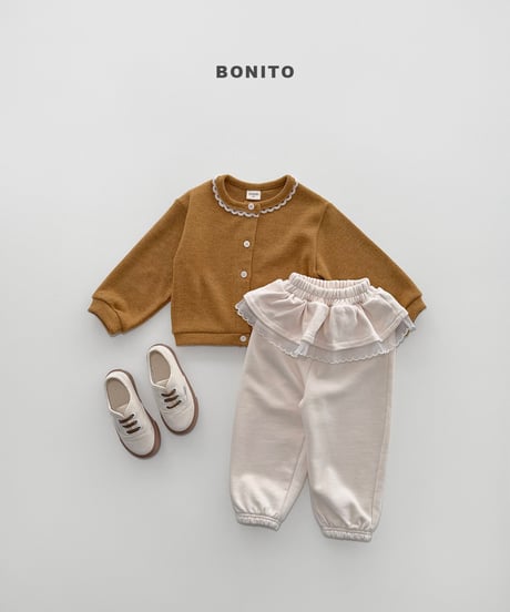 52[予約]bonito frill jogger pants