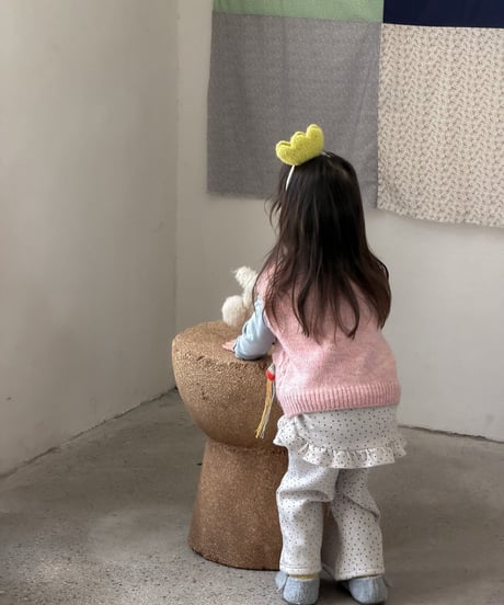 38[予約]aiai cozy cable knit vest