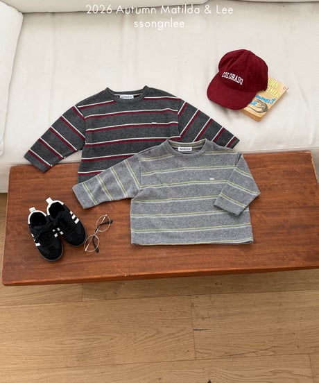 31[予約]matilda&lee happy border knit