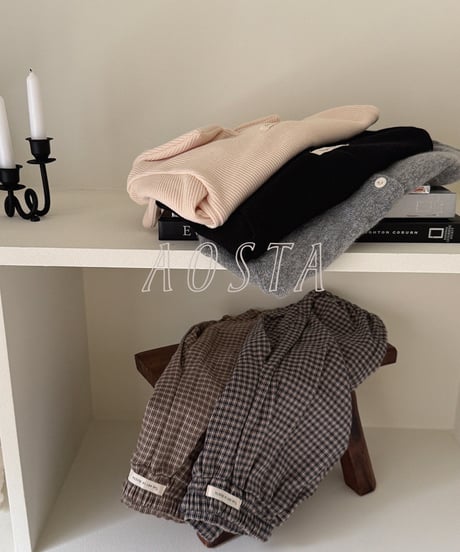29[予約]Aosta mocha balloon pants