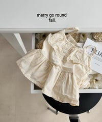 8[予約]merry go round nut frill sleeveless