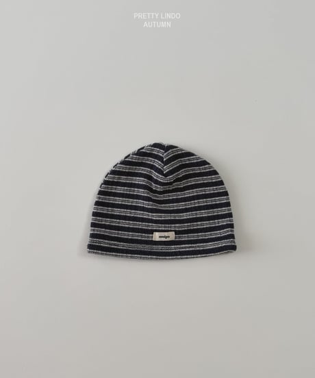 74[予約]LINDO border beanie