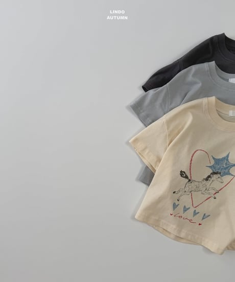 9[予約]LINDO sketch short sleeve t-shirt