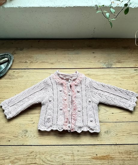 4[予約]marron elle knit cardigan(XS-L)