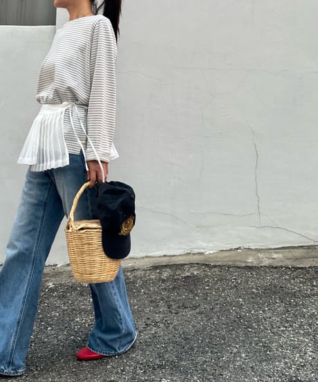 49[予約]monbebe layered pleated apron(adult)