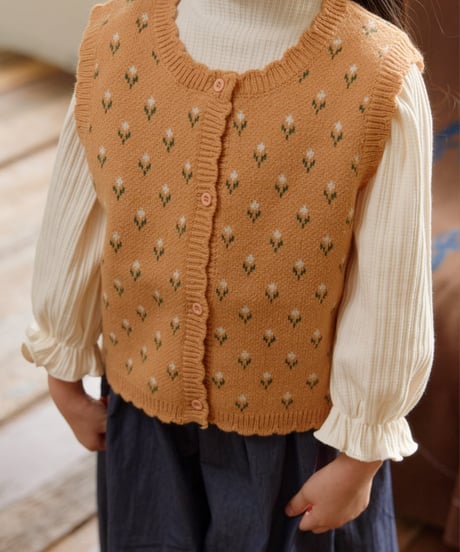 24[予約]mon Atelier tulip vest