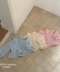25[予約]ninibello marshmallow zip-up(12m-2XL)